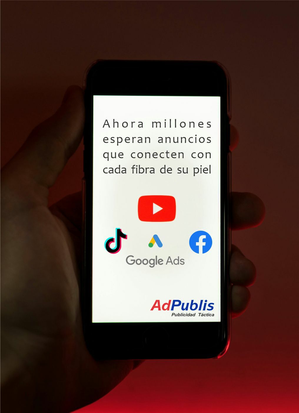 avisos graficos feed YouTube Google Ads sin video Publicidad internet tiktok facebook AdPublis